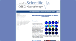 Desktop Screenshot of londonscientificneurotherapy.com